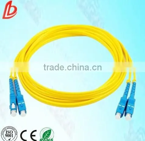 Manufacturer SC/PC 3 Meter Fiber Optic Patch Cord / SC Fiber Optical Patch Cable photo-2