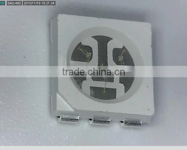 High Quality 350-3000mcd Yellow Color 5050 SMD LED photo-3