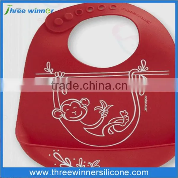 FDA Custom Baby Bib Eco Friendly Silicone Baby Bib photo-4