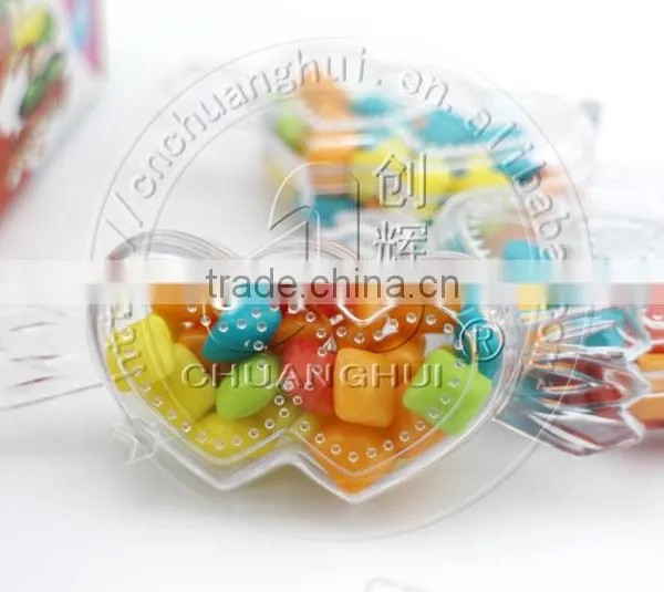Heart Shape Candy Bottle / Mini Bubble Gum In Heart Bottle photo-3