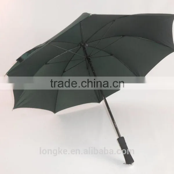 Solid Color Soft Touching Foam Eva Handle Golf Umbrella Fiberglass Shaft photo-5