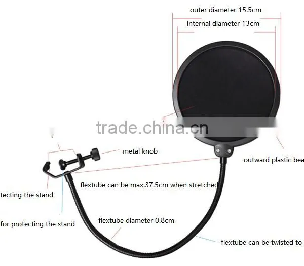 Pop Filters,Microphone Pop Filter Use Audio Pop Filter photo-3