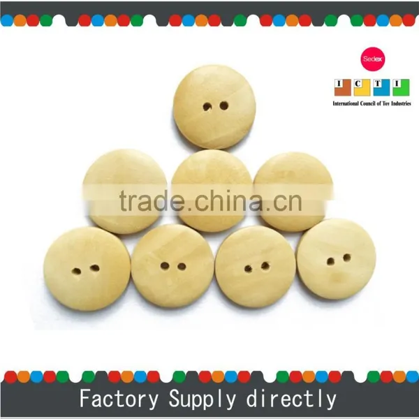 Natural Color New Cheap Custom Sewing Wooden Shirt Buttons