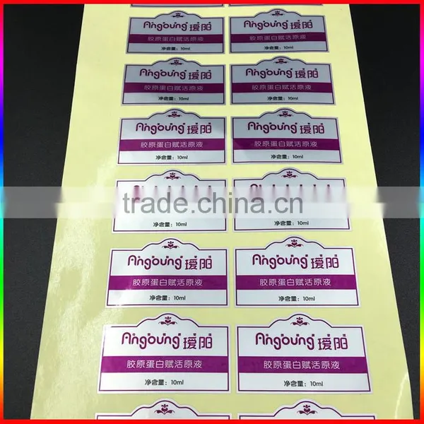 Self Adhesive Hot Sale Printing Aluminium Foil Sticker, Printed Adhesive Matt Silver PET Label photo-2