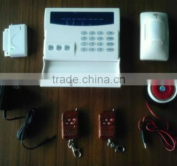 8 Zone PSTN Burglar Alarm Kits for Home & Office Security