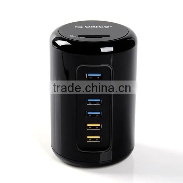 High-quality ORICO RH6CS Support Both SYNC and Smart 2.4A Charging, Hubs and Charger Port in One photo-2