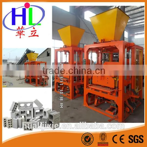 QT4-25 Cement Brick Block Making Machine Price Nepal,hydraulic Press for Cement Sand Brick photo-3