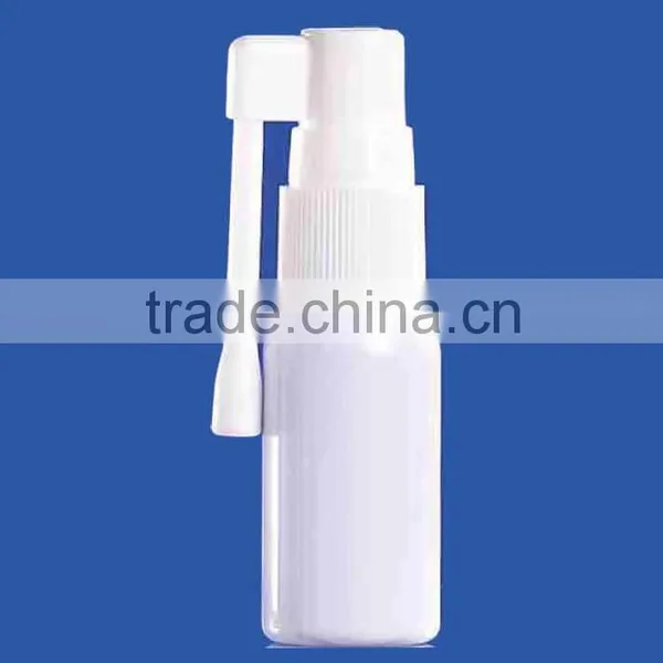Portable Refillable 15 ml PET Throat/oral Spray Bottles