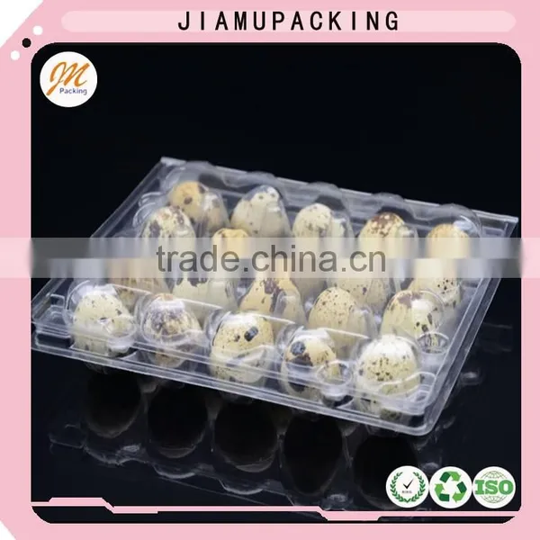 Good Quality Disposable PVC PET Plastic Quail Eggs Tray 20 Holes photo-2