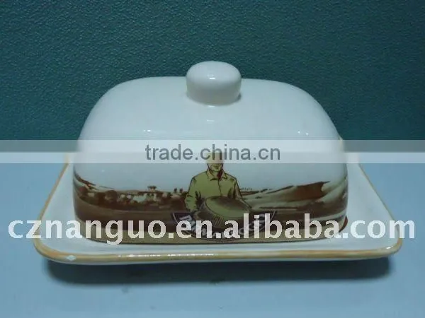 ceramic butter dish with lid