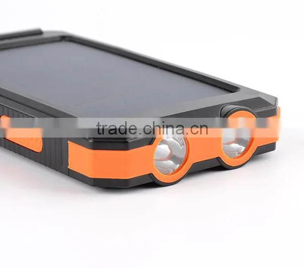 CE FCC ROHS Certificated Solar Charger Power Bank 10000mah Waterproof IP68 photo-4