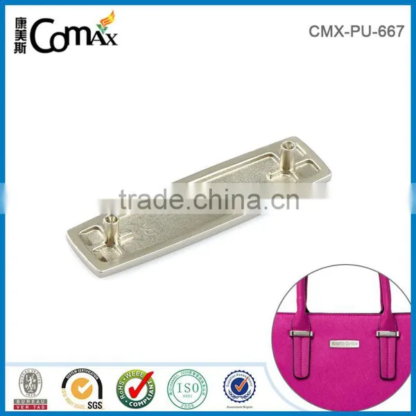Shiny Nicklel Custom Metal Handbag Name Plate photo-3