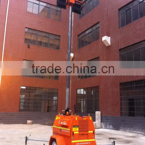 8~9m Diesel Mobile LED Construction Lighting Tower photo-4