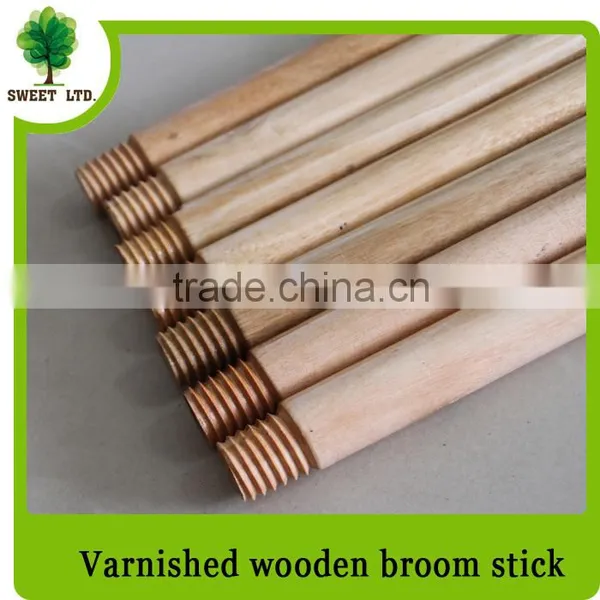 2.2*120cm Italian Screw Varnished Wood Broom Stick With Low Price photo-4