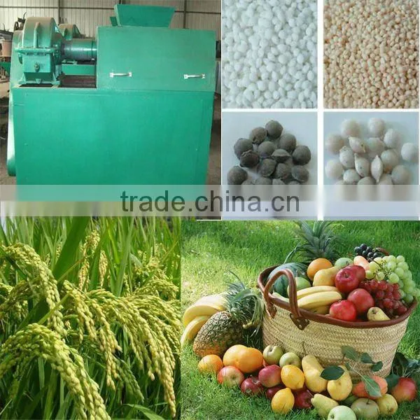 High efficiency Double Roller Fertilizer Granulator for fruits 0086 18703616827