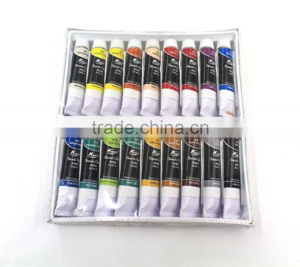 Free Sample 12ml 18colors Gouache Paint Set photo-2