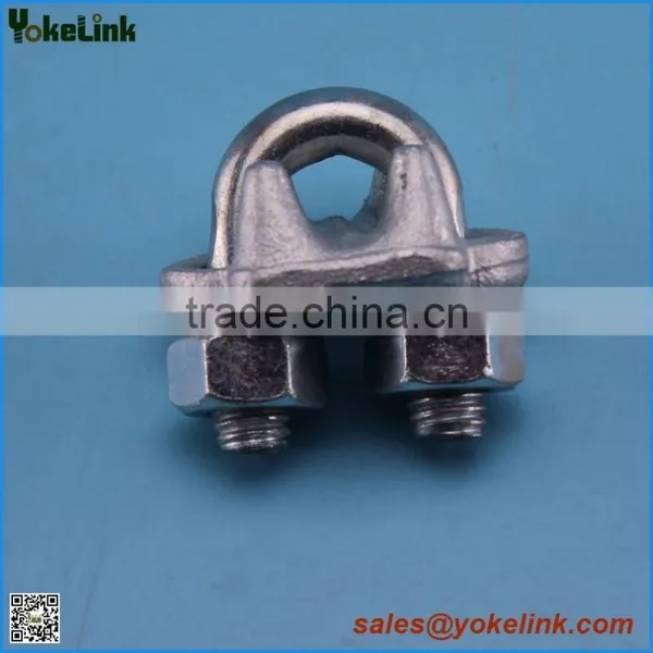 Hot Dip Galvanized ASTM A153 Guy Clip US Type Wire Rope Clip photo-3