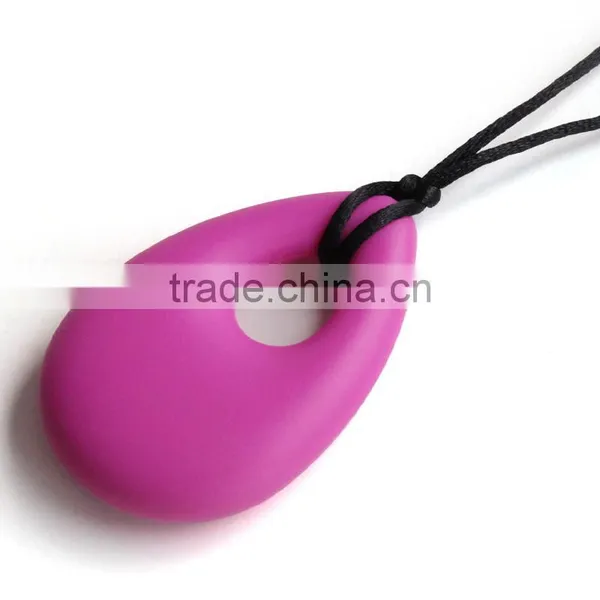 100% BPA Free Food Grade Silicone Teething Pendant photo-4