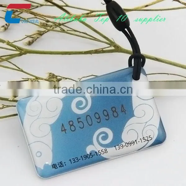 Full Color Epoxy Key Tag for Promotion Gift Card photo-2