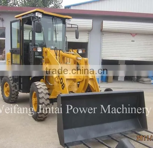 China 800kg Wheel Loader, Small Wheel Loader With Snow Blade photo-2