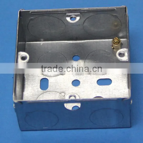 3*3 47mm Depth Metal Electric Outlet Box photo-2