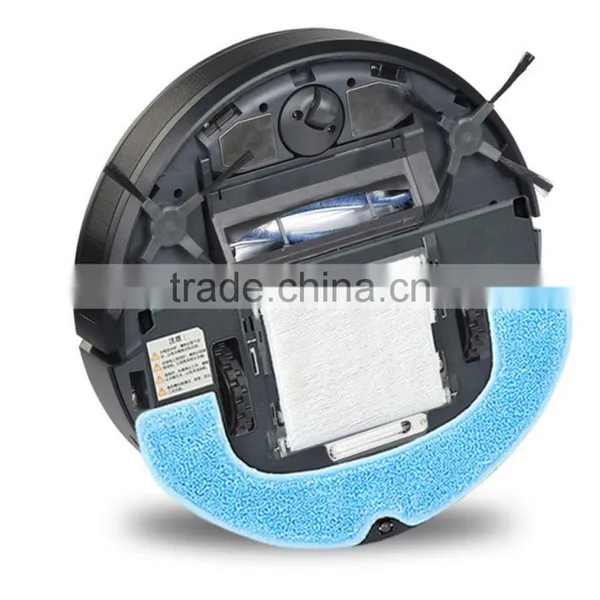 China Wholesale Ultrasonic Detection Multifunctional Smart Vacuum Cleaner Robot Sweep and Mop Wet and Dry Water Tank photo-2