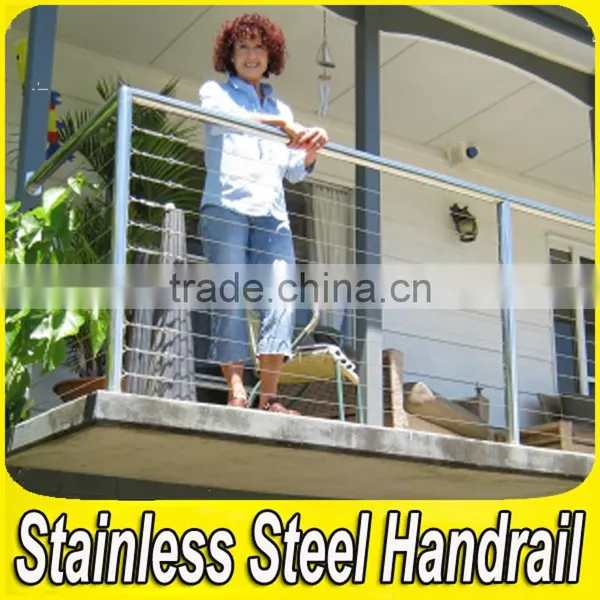 China Wholesale Outdoor 304 316 Stainless Steel Cable Railing for Decks photo-5