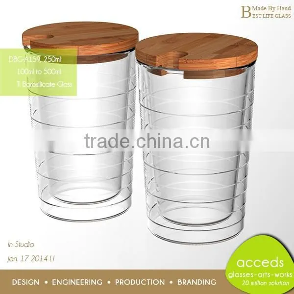 Custom Unbreakable Cappuccino 150ml Glass Cup photo-2