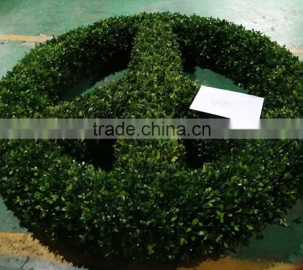 Preserved Boxwood Peace Wreath Topiary photo-2