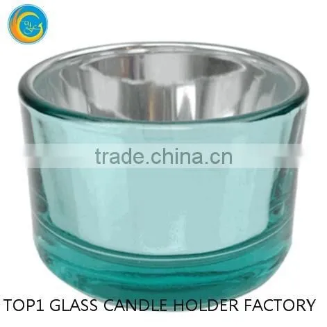Multi Candle Holders Flared Tealight Glass Cup Purple Glass photo-2