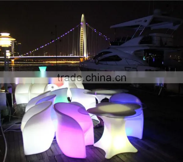 Nigh Clube Set Furniture Ktv Round High Top Led Table photo-2