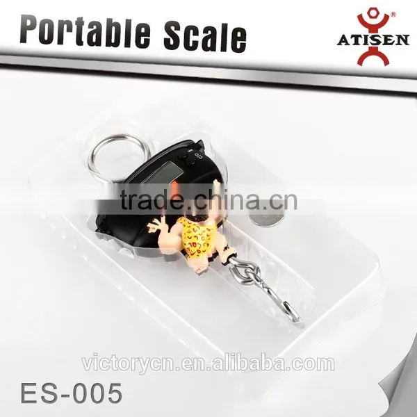 Mini Portable Hanging Electronic Digital Cartoon Luggage Weighing Scale 40kg photo-3