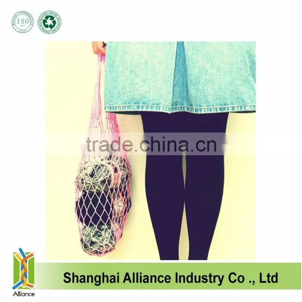 Professional Manufacturer Supplier Cotton Mesh Shopping Bag photo-5