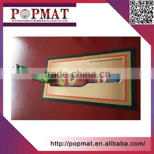 Custom Colorful Printed Non-slip Bacardi Rubber Bar Mat Light photo-2