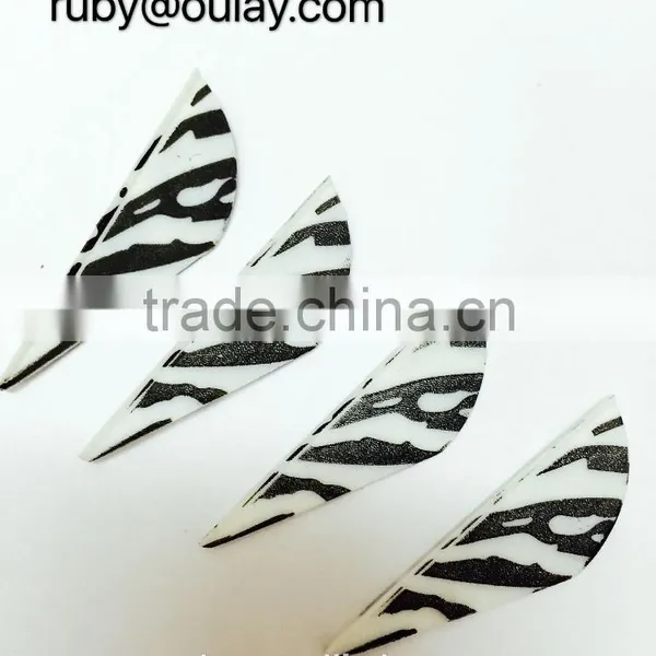 New HP Plastic Vanes Archery Rubber Vanes photo-2