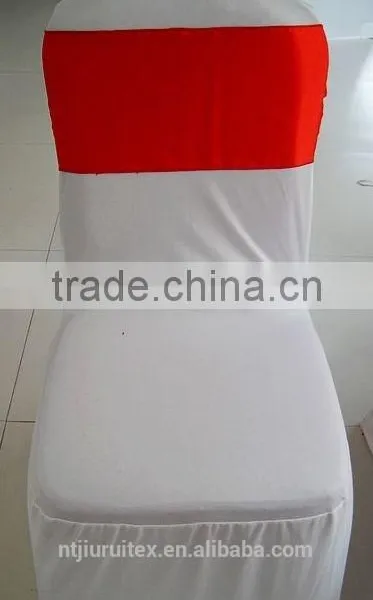 Red Satin Chair Sash for Party Decoration photo-6