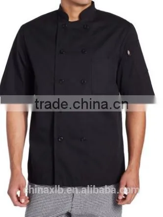 Men's Short-Sleeve Classic Chef Coat photo-3