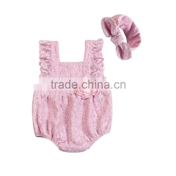 Hot Sale Fashion Baby Clothes China Baby Romper Top Quality Plain Color photo-2