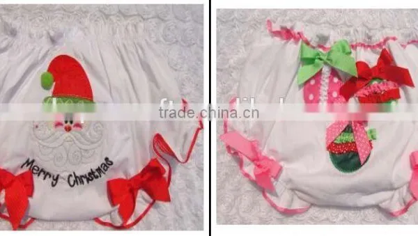 2016 Chinese Wholesale High Quality Cottom Halloween/christmas Clothes Pants/bloomwer With Pattern for Baby photo-3
