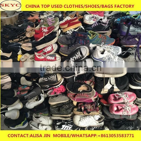 Africa Hot Selling Used Shoes Imported Guangzhou High Quality Warehouse Mixed Second Hand Shoes photo-2
