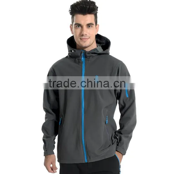 Wholesale Custom Windproof Men Outdoor Softshell Jacket photo-2