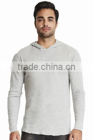 Next Level Apparel Unisex Thermal Hoody - 60% Combed Ring-spun Cotton, 40% Polyester Thermal and Comes With Your Logo photo-2