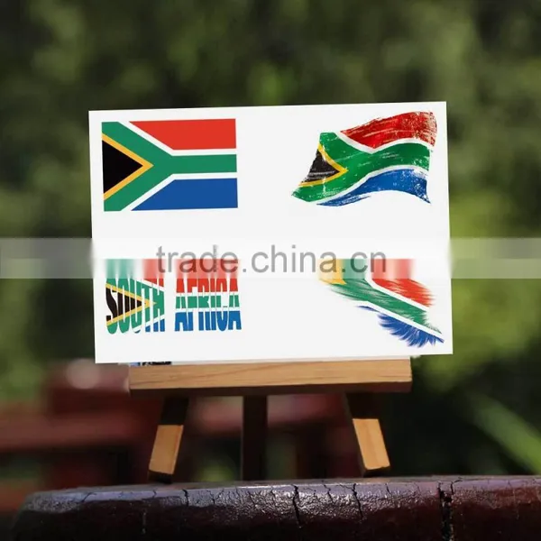 Custom Temporary Nation Flag Tattoo Stickers