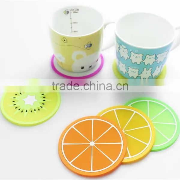 Creative Fruit Design Coffee Placemat Cartoon Drink Coaster Cup Glass Beverage Holder Pad Mat photo-2