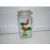 Hand Drawing Glass Jars With Lids