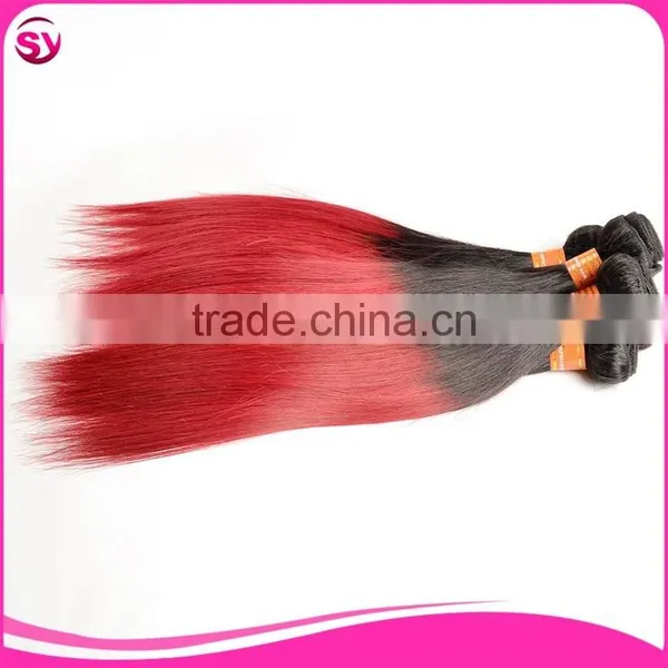 Factory Price Wholesale Cheap Burgundy Brazilian Hair Weave Bundles Accept Paypal photo-2