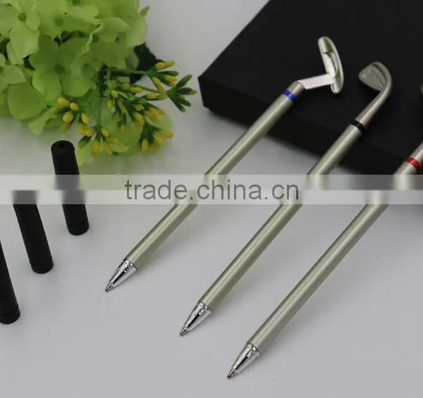 New Promotional Laser Logo High Quality Golf Simulation in Box Set Metal Ballpoint Pen photo-3