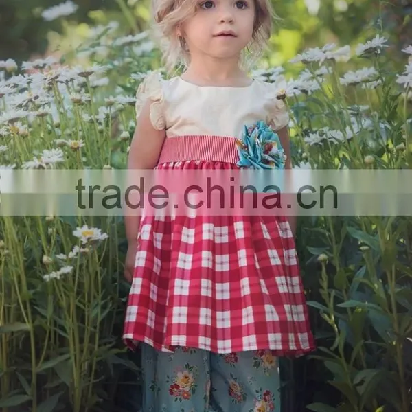 Kids Wholesale Children Boutique Clothing Two Piece Girls Party Fancy Outfit photo-2