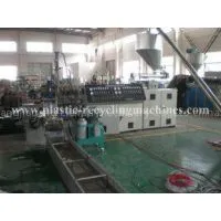 Recycling and Pelletizing Line Cutting PP, PA, PET Plastic Granulating Machine