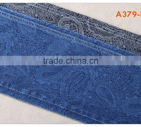 A379-B-Y Printed Denim Fabric for All Kinds of Jeans photo-3